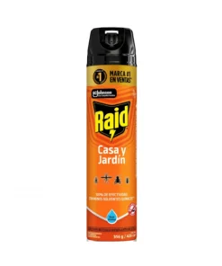 Insecticida Casa Y Jardín Aerosol Raid, 420ml