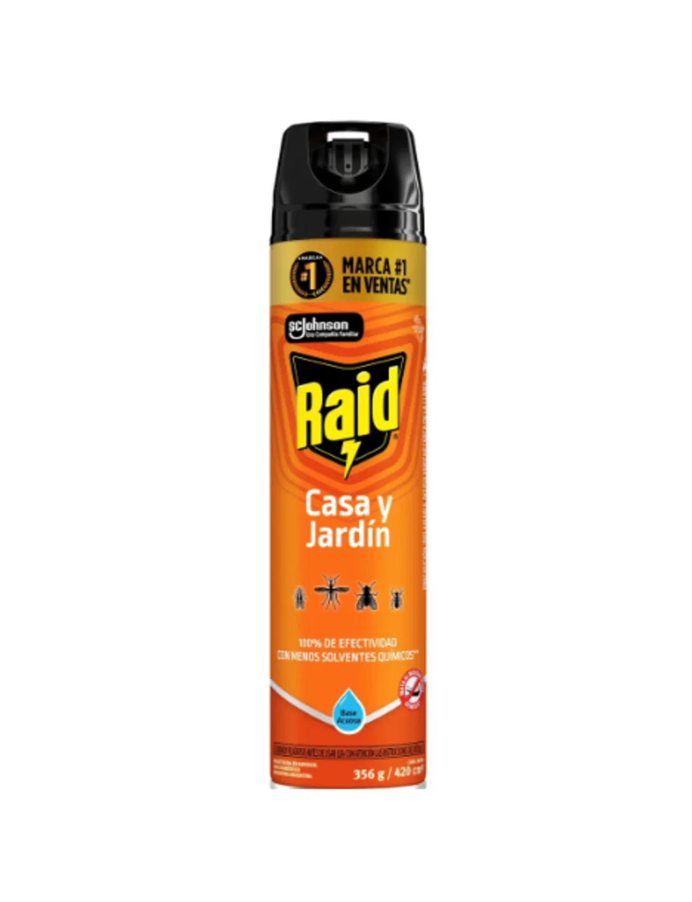 Insecticida Casa Y Jardín Aerosol Raid, 420ml Insecticida Casa Y Jardín Aerosol Raid, 420ml