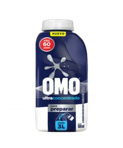 Detergente Líquido Ultraconcentrado Para Diluir Omo 500ml.