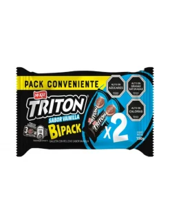 Galleta Tritón De Mckay Sabor Vainilla Bipack, 190g