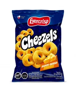 Suflés Cheezels Sabor Queso Evercrisp, 200g