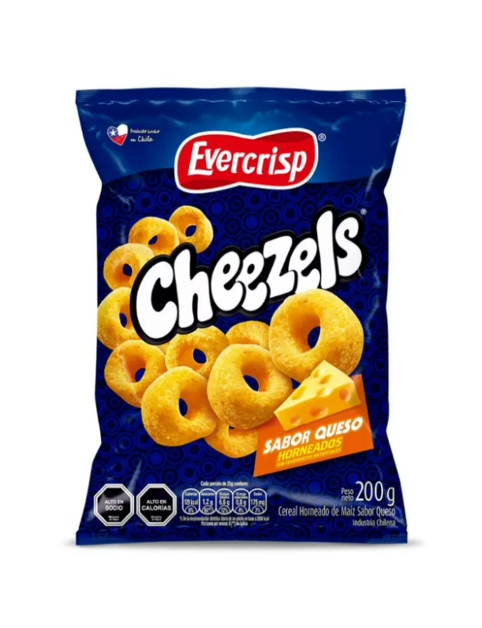 Suflés Cheezels Sabor Queso Evercrisp, 200g Suflés Cheezels Sabor Queso Evercrisp, 200g
