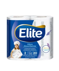 Toalla De Papel Elite Deco Maxi Rollo 2unid. De 20mt.