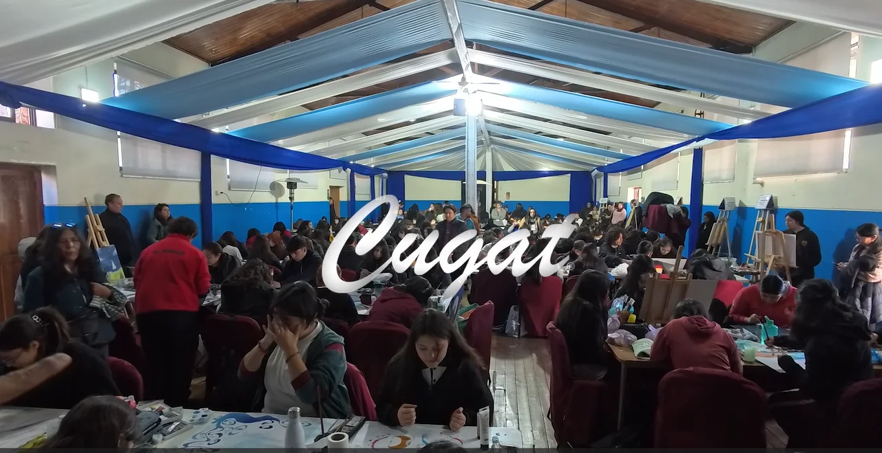 36° Concurso de Pintura reunió a más de 250 alumnos de la Región de O'Higgins en San Vicente de Tagua Tagua.