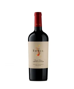Vino Sutil Gran Reserva Cabernet Sauvignon 13°, 750ml.