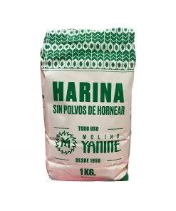 Harina Yanine Sin Polvos De Hornear, 1kg