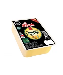 Queso Mantecoso Quilque Laminado Soprole, 500g.