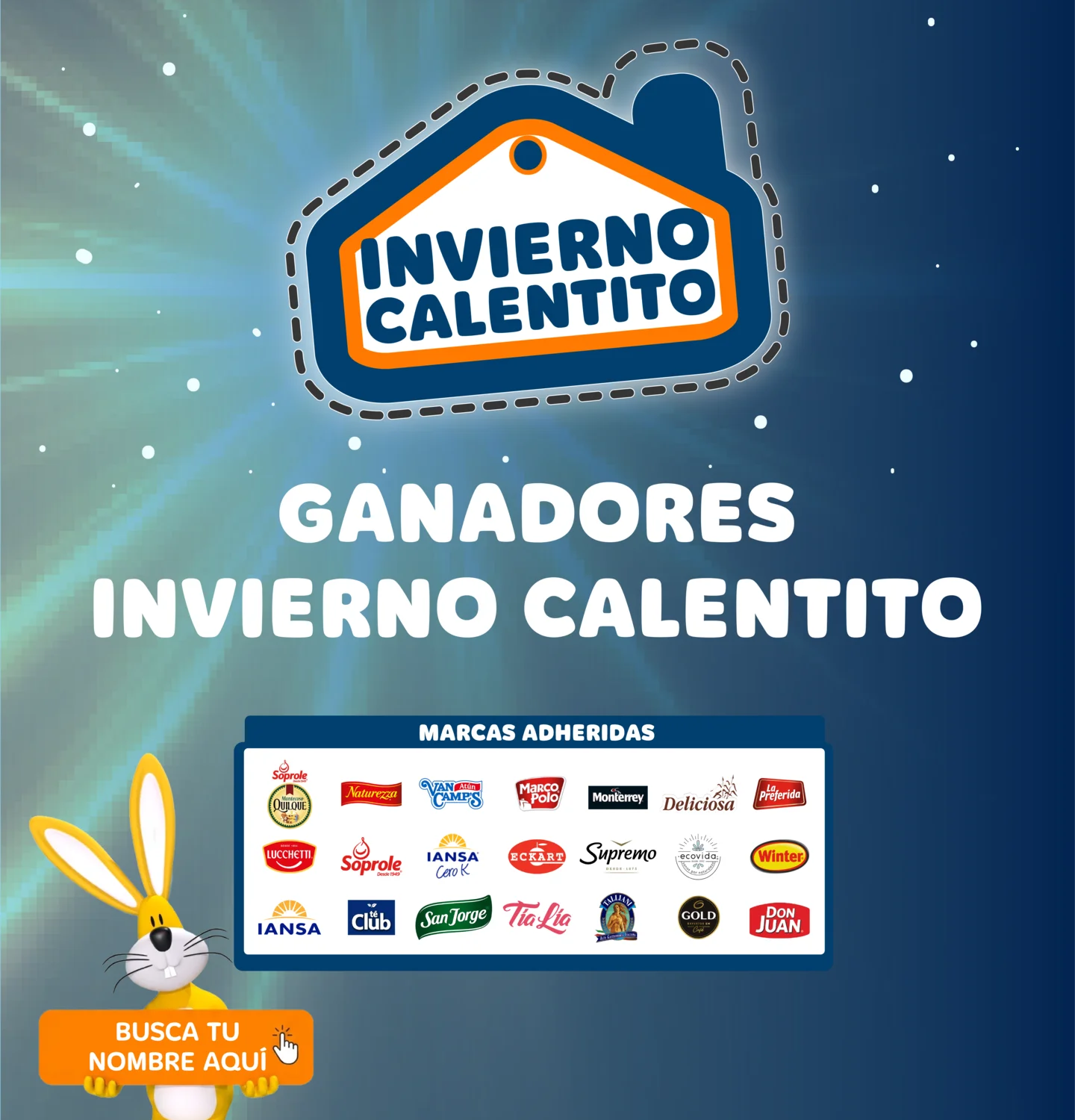 Ganadores Recarga Invierno Calentito