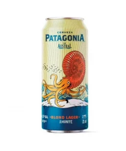 Cerveza Austral Patagonia Blond Lager 4,5°, 470ml.
