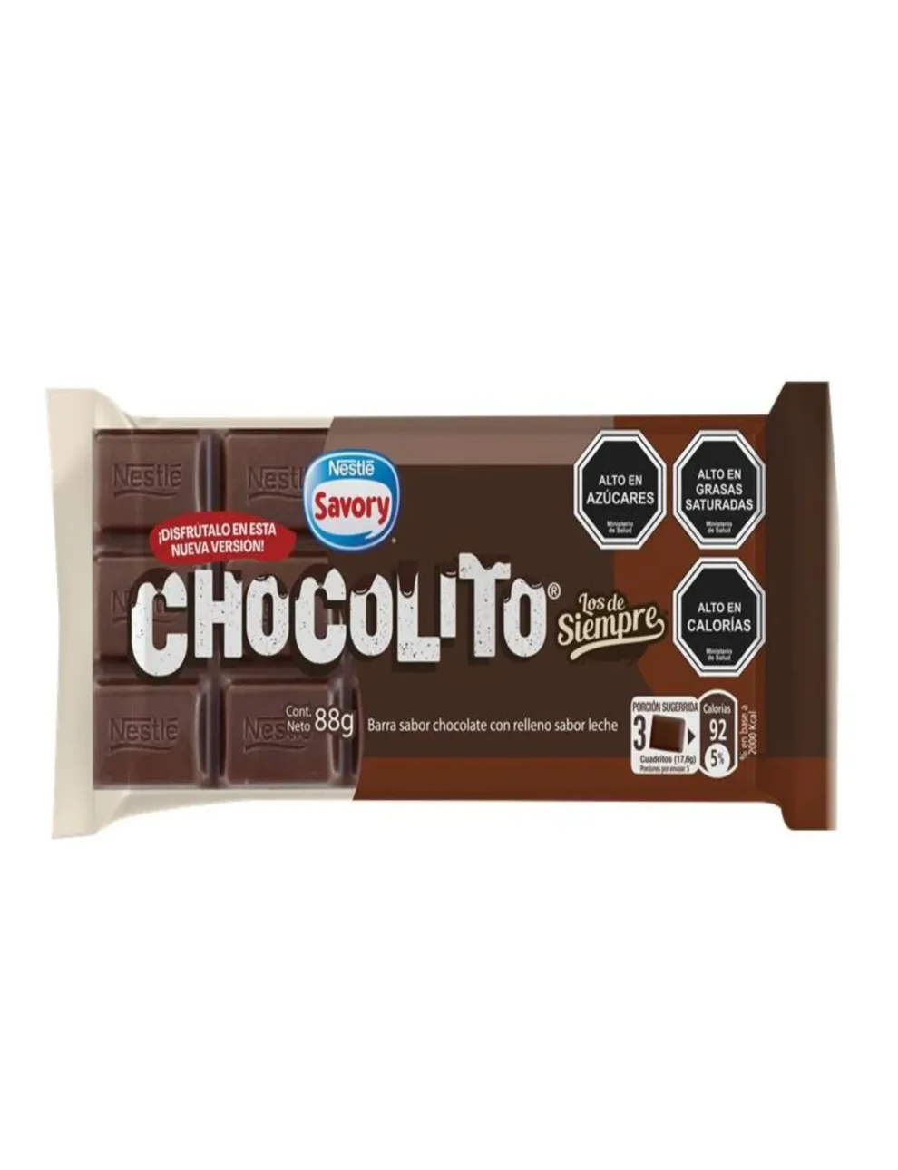 Chocolate Chocolito Relleno Sabor Leche Nestlé, 88g Chocolate Chocolito Relleno Sabor Leche Nestlé, 88g