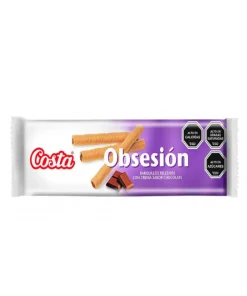 Galletas Obsesión Clásica Rellena De Chocolate Costa, 85g