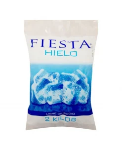 Hielo Fiesta En Bolsa, 2 Kg