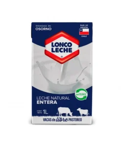 Leche Entera Natural Lonco Leche , 1 Lts.