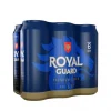 Cerveza Royal Guard Lata, Pack De 6 Unid. De 470cc.