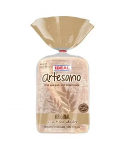 Pan De Molde Artesano Blanco Ideal, 550g.