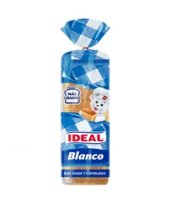 Pan De Molde Blanco Ideal, 580g.