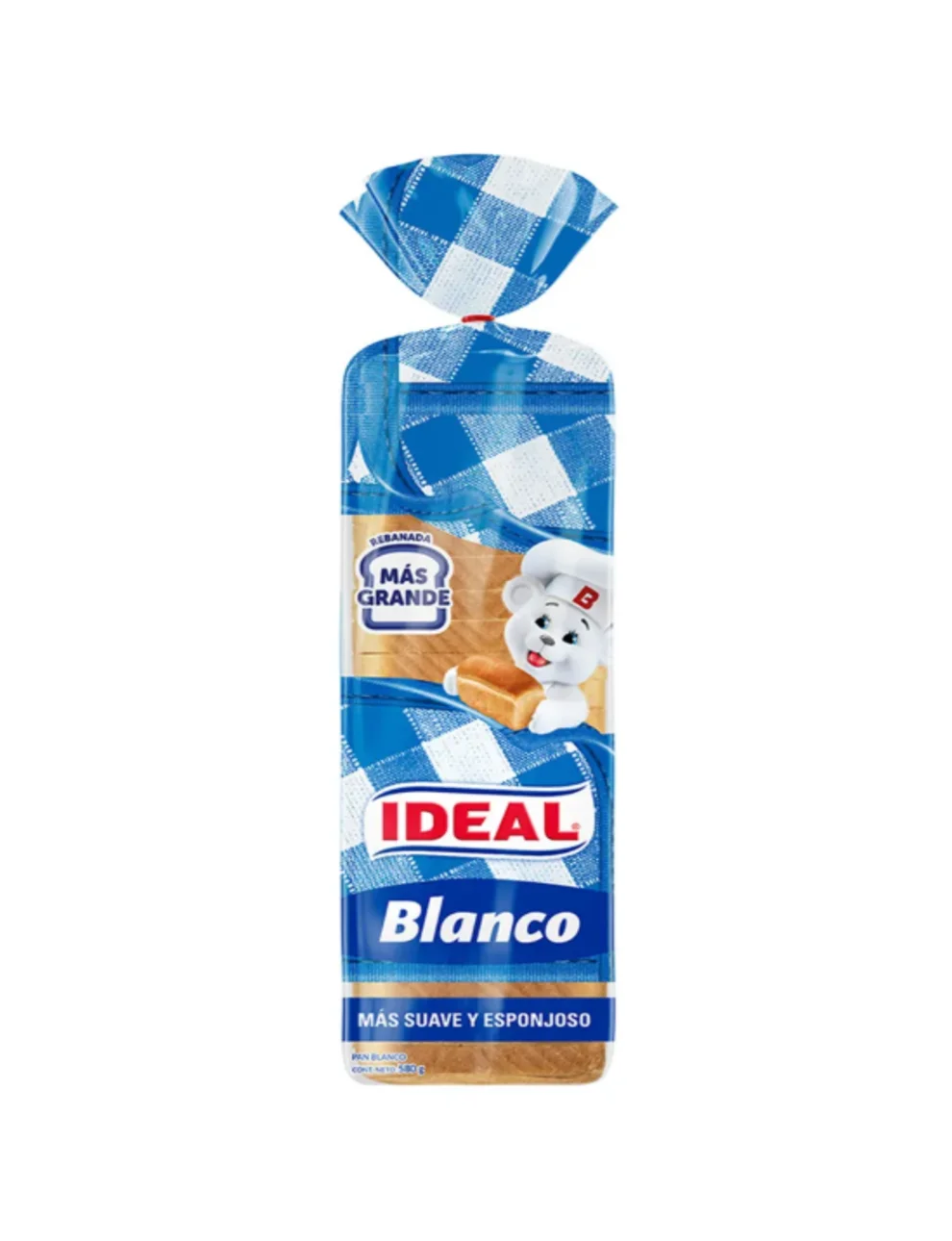 Pan De Molde Blanco Ideal, 580g. Pan De Molde Blanco Ideal, 580g.