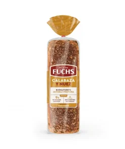 Pan De Molde Integral Calabaza Y Nuez Fuchs, 600g