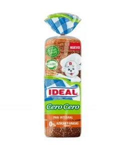 Pan De Molde Integral Cero % Azúcar Y Grasas, 600g.