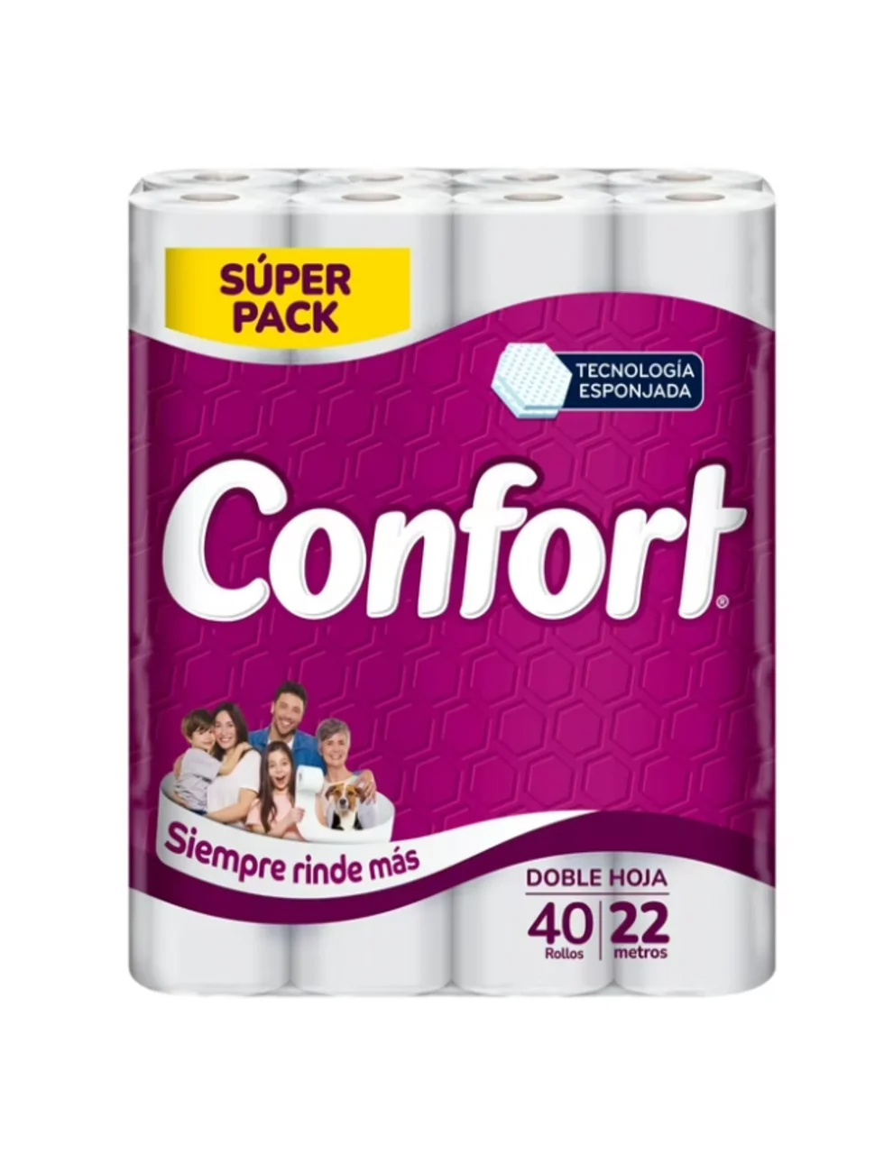 Papel Higiénico Confort Doble Hoja De 22 Metros X 40unid. Papel Higiénico Confort Doble Hoja De 22 Metros X 40unid.