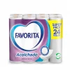Papel Higiénico Favorita Acolchado Doble Hoja De 22 Mts. X 24 Unid.
