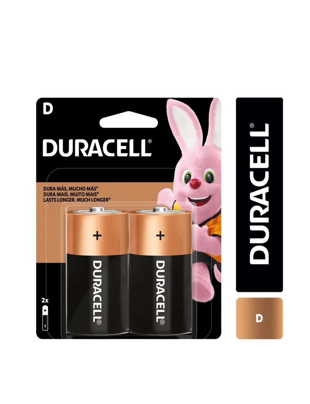 Pilas Duracell Tipo D Blister 2 Unidades.