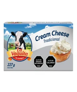 Queso Crema Tradicional La Vaquita, 227g.