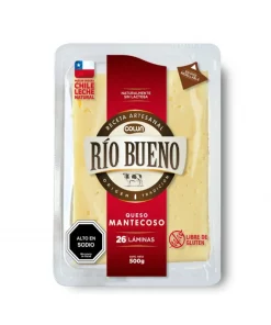 Queso Mantecoso Río Bueno De Colun Laminado, 500g