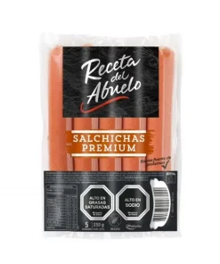 Salchichas Premium Receta Del Abuelo Display 5 Unid. 250g.
