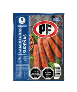Salchichas Sureñas Pf 5unid. 250g.
