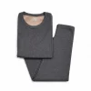 Conjunto de pijama de polar azul hombre, (modelo  P32255-6)     