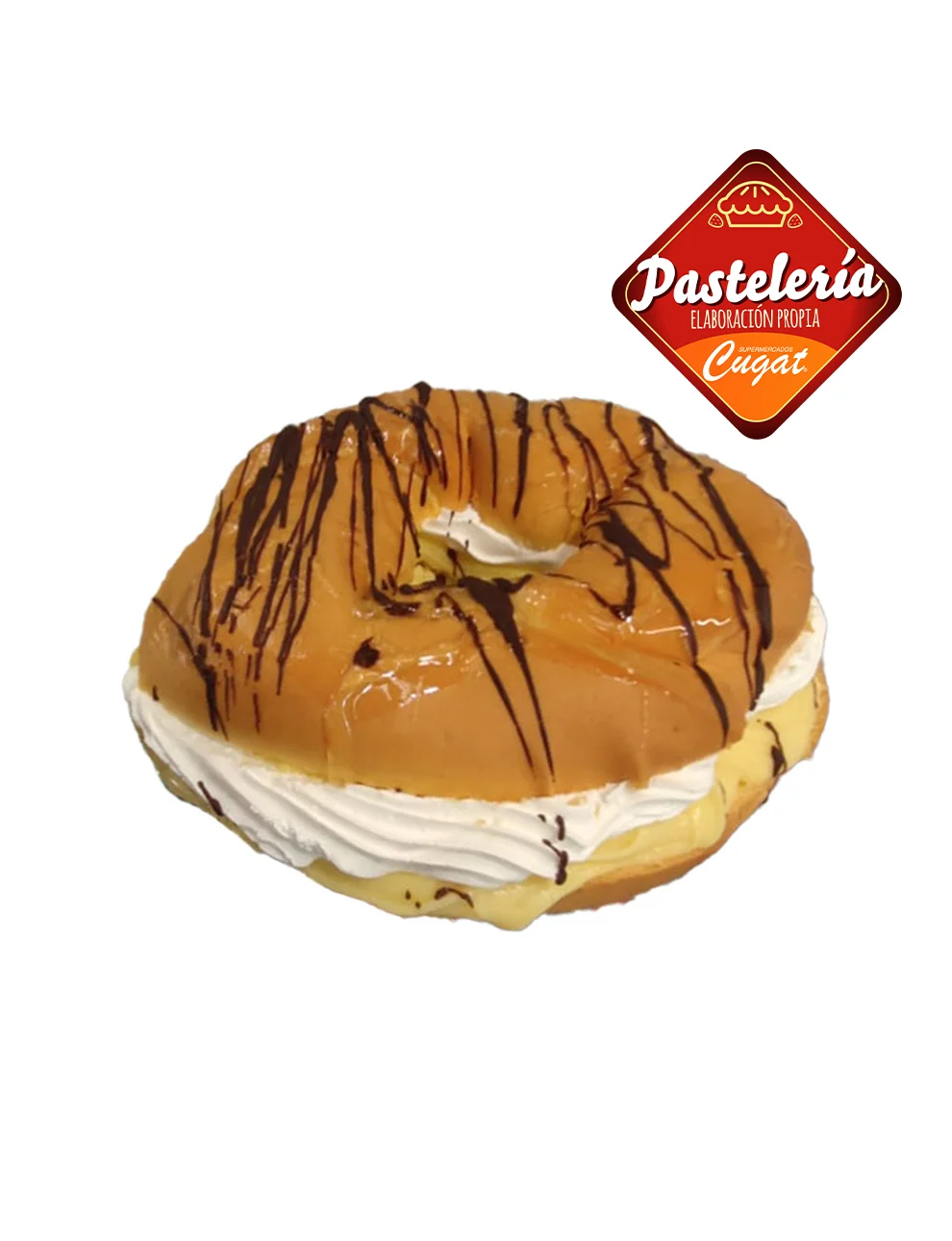 Corona Rellena Con Crema Elaboración Propia Cugat, Unidad Corona Rellena Con Crema Elaboración Propia Cugat, Unidad