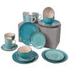 Juego De Vajilla Estilo Azul Y Blanco, 16 Pcs.