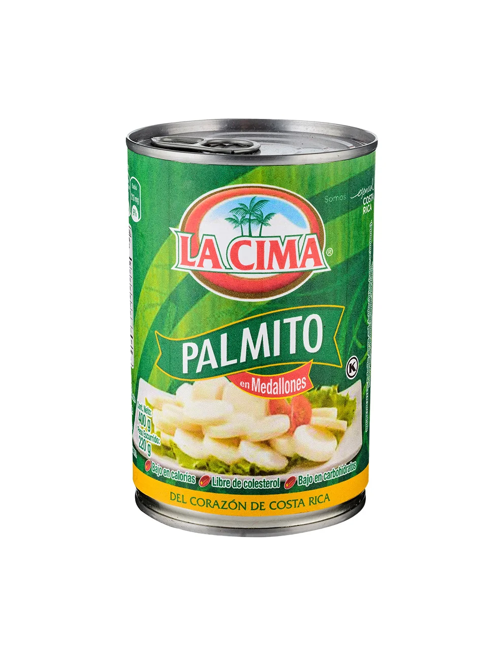 Palmito En Rodajas La Cima. 400g Neto (drenado 220g). Palmito En Rodajas La Cima. 400g Neto (drenado 220g).