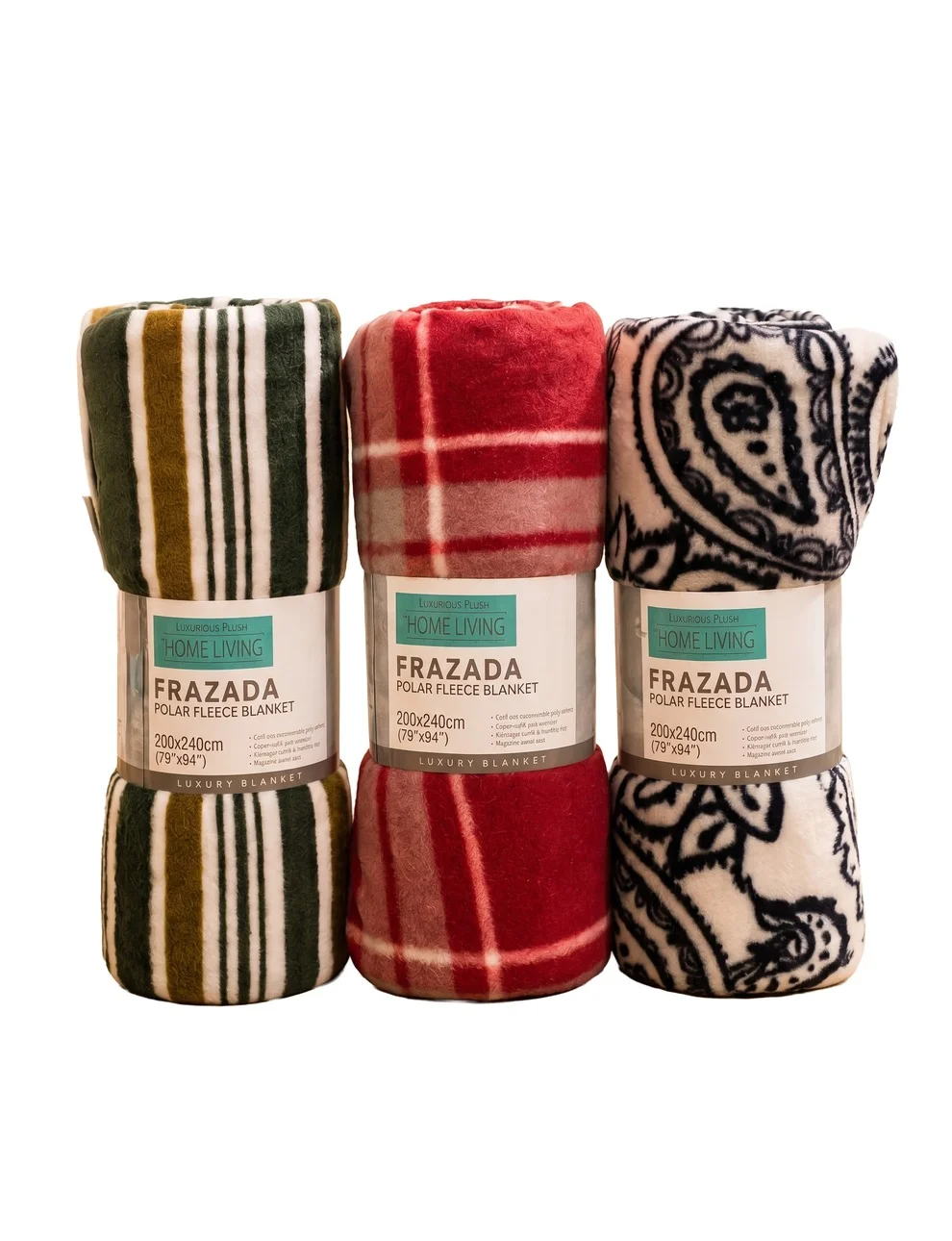 Frazada De Polar Coral Fleece Blanket Printed Home Living 200cm X 240cm.