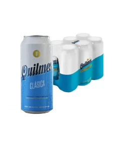 Cerveza Quilmes Clásica Lata 4.9°, 473cc X 6 Unidades