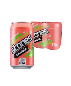 Cerveza Stones Sandía 2.5° Lata, Pack De 6 Unid. X 350ml