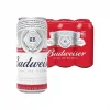 Cerveza Budweiser 5°, Pack Lata 473cc X 6 Un.