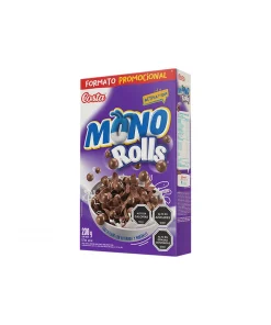 Cereal Mono Rolls Chocolate De Costa, 230g