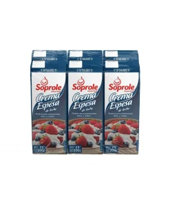 Crema De Leche Espesa Soprole, Pack 6 Un. X 200g