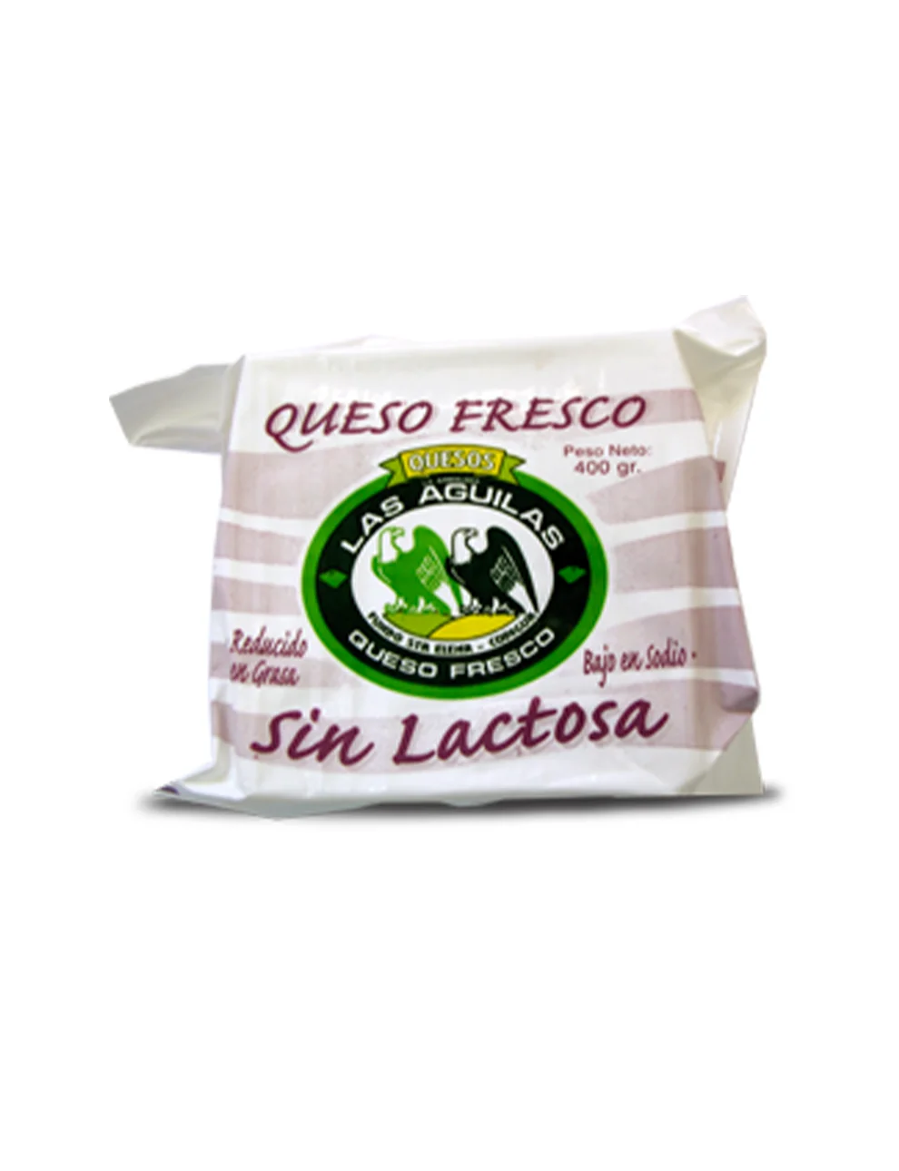 Queso Fresco Las Aguilas Sin Lactosa En Trozo, 400g Queso Fresco Las Aguilas Sin Lactosa En Trozo, 400g