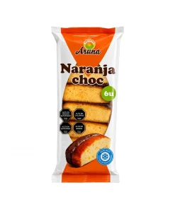 Bizcocho De Naranja Chocolate Aruna 240g