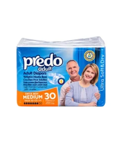 Pañal Para Adulto Predo Talla M 30 Unid.