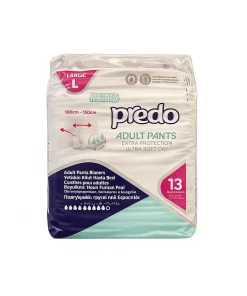 Pañal De Adulto Predo Extra Protección Talla L De 13 Un