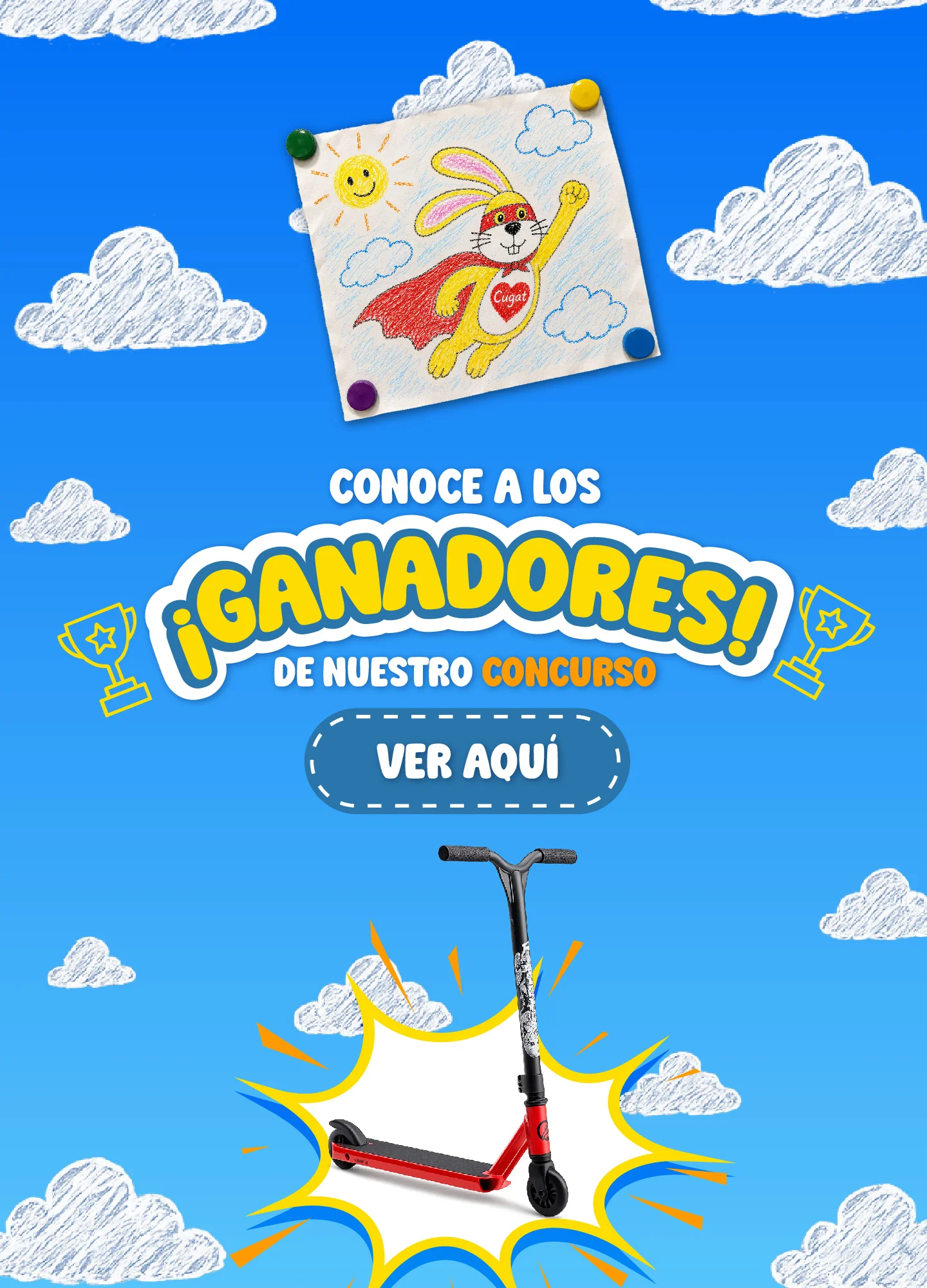 Ganadores scooter dia del niño