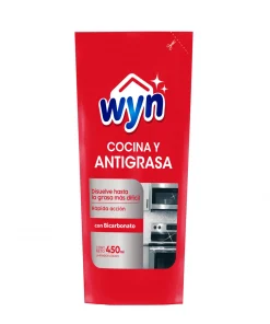 Repuesto De Limpiador Antigrasa Y Cocina Con Bicarbonato Wyn Dp, 450 Ml